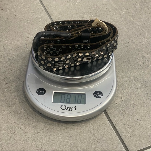 Diesel Black Studded Belt - Picture 8 of 8